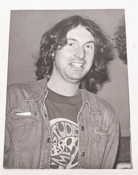 PINK FLOYD - NICK MASON - Original 8 x 6 inch black and white original Photograph by studio POP