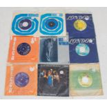 The Rolling Stones: A collection of EPs,  45, vinyl records, including; 4 EPs DFE 8560/DFE8590/