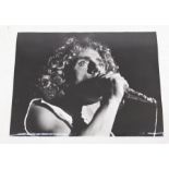 THE WHO - Roger Daltrey Original 8 x 6 inch black and white photograph by S.K.R Photos International