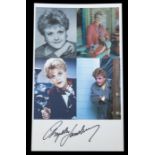 ANGELA LANSBURY - Murder She Wrote Genuine signed card Obtained by the vendor for his charity