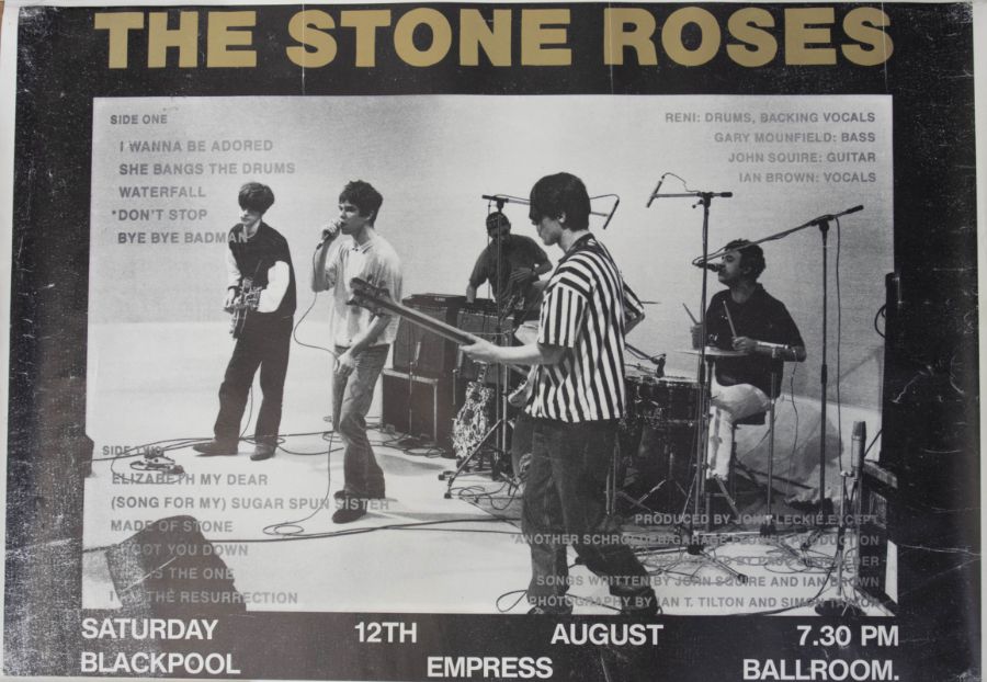 Stone Roses - 4 x vintage posters by The Stone Roses from the 80s/90s. Each measures approx 24 X - Bild 4 aus 4