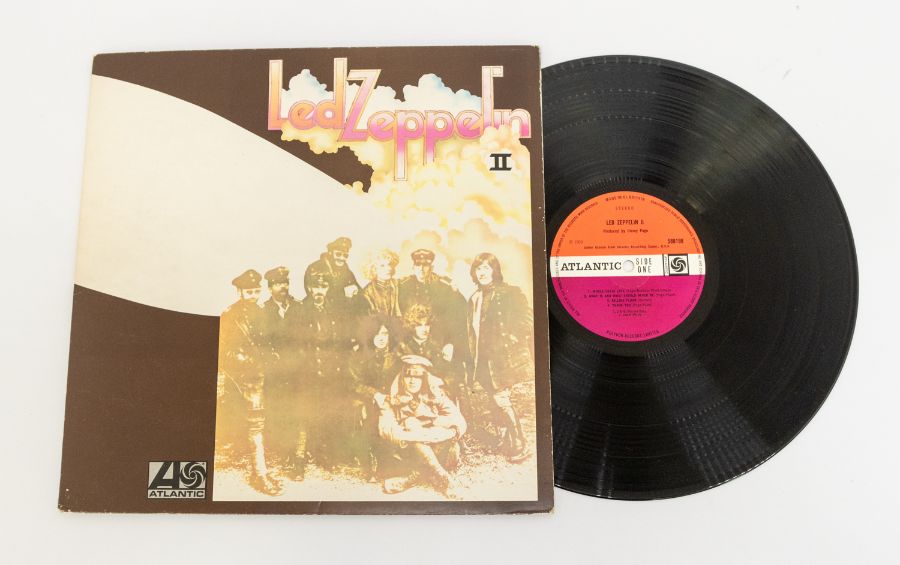 Led Zeppelin - II - UK Vinyl lp Record in Excellent condition - Plum and Orange Atlantic label-