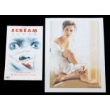 SCREAM - Horror film Scream original Signed DVD Insert and photograph signed by Neve Campbell