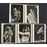 RORY GALLAGHER ( Taste ) 5 x Original black and white photos from Paul Cox / Fin Costello - all