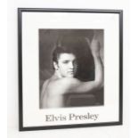 Elvis Presley a rare vintage topless picture of Elvis Presley. The client obtained this from a