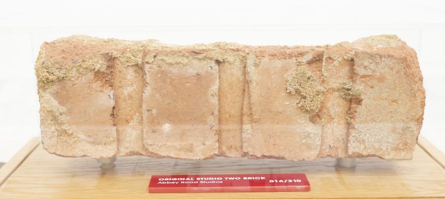 An authentic Abbey Road Studio Two brick. From Abbey Road Sturdios - A brick that was part of the