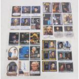 STAR TREK COLLECTION OF TRADING CARDS INCLUDING SIGNED AND COSTUME CARDS and Gallery cards etc.