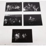 BAD COMPANY - British rock Band - Original 10 x 8 black and white photographs x 5 taken by Paul
