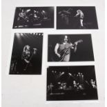 URIAH HEEP - Set 1 - original 5 x black and white 10 x 8 inch photographs from the Paul Canty L.F.