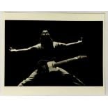 STATUS QUO - FRANCIS ROSSI Born in England in 1949 original 10 x 8 black and white photograph live