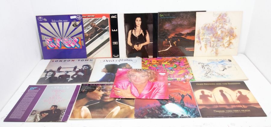 A large collection of pop / rock  / rock n roll / soul / vinyl lp records from mostly the 1970s / - Bild 2 aus 3