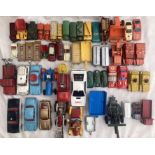 Diecast: A collection of assorted vehicles from Matchbox and Corgi to include original Tractors,