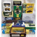 Corgi: A collection of assorted Corgi vehicles to include RC1002 Rover Collection, Jaguar 1953 RAC