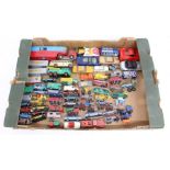 Diecast: A collection of assorted playworn diecast vehicles to include mostly Matchbox and Corgi