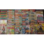 Comics: A collection of assorted 1980s Eagle, and Viz comics, together with a small collection of