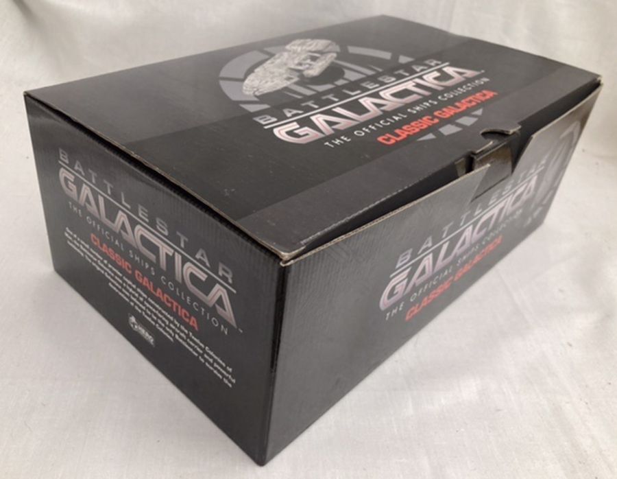 Battlestar Galactica: A pair of boxed Battlestar Galactica ships, Heavy Raptor and Classic - Image 2 of 4