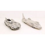 Compulsion Gallery: A pair of Compulsion Gallery models, one of Bluebird, the other of a D Type