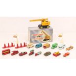 Diecast: A boxed Dinky Toys, Coles Mobile Crane, 971; together with a collection of unboxed Matchbox