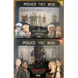 Doctor Who: Two figure sets, Third Doctor, Jo Grant, Brigadier, Sgt.Benton; and The Thirteenth