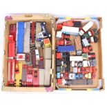 Diecast: A collection of assorted diecast haulage vehicles to include mostly Corgi examples.