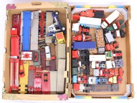 Diecast: A collection of assorted diecast haulage vehicles to include mostly Corgi examples.