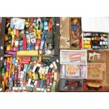 Diecast: A large collection of assorted playworn diecast to include Matchbox, Dinky Toys, Corgi