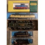 Model Railway: A collection of assorted HO/OO/ N gauge Locomotives and mostly kit built rolling