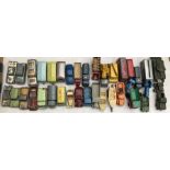 Diecast: A collection of assorted Matchbox playworn vehicles to include cars and commercials. Please