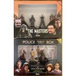 Doctor Who: The Masters Set 1 (no magazine), and The Fifth Doctor Companion Set with Adric, Nyssa,