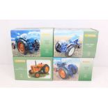 Universal Hobbies: A collection of four boxed Universal Hobbies tractors to comprise: Nuffield