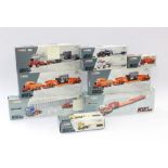 Corgi: A collection of nine boxed Corgi Heavy Haulage vehicles to comprise: 12801 (cab only), 13501,