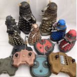 Doctor Who: A collection of Daleks to include two bubble bath and assorted remote control with