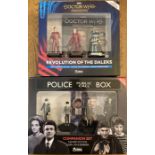 Doctor Who: Revolution of the Daleks Figurine Set, and Companion set with First Doctor, Susan,