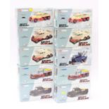 Corgi: A collection of ten boxed Corgi Heavy Haulage vehicles to comprise: CC12301 (2), CC12302 (2),