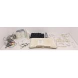 Nintendo: A collection of assorted Nintendo Wii items to include: console, balance board,