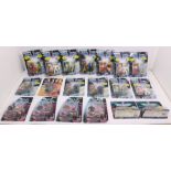 Star Trek: A collection of assorted Star Trek carded Playmates and Micro Machines figures, some