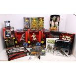 Star Wars: A collection of assorted Star Wars Episode I items to comprise: Qui-Gon Jinn, Obi-Wan