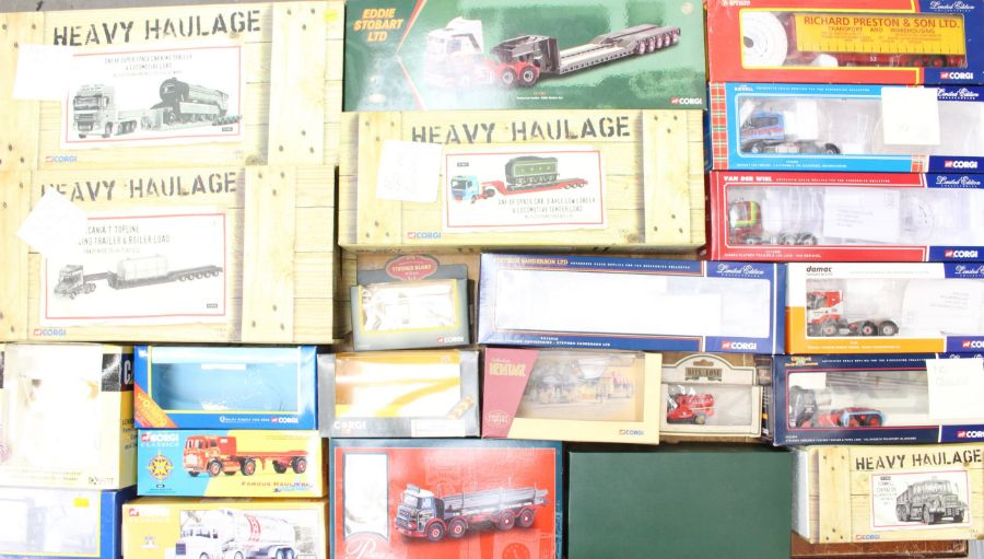 Diecast: A collection of assorted part complete model vehicles to include Corgi Haulage and Heavy