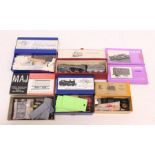 Model Railway: A collection of assorted unmade / part made kits to include: Craftsman, MAJ, Slater's