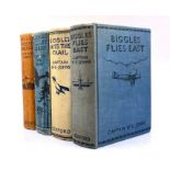 Johns, W. E. Biggles Hits the Trail, first edition, 1935, colour frontis. & six illustrated pages,