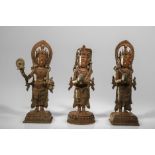 GROUP OF 3 SHIVAITE SCULPTURES