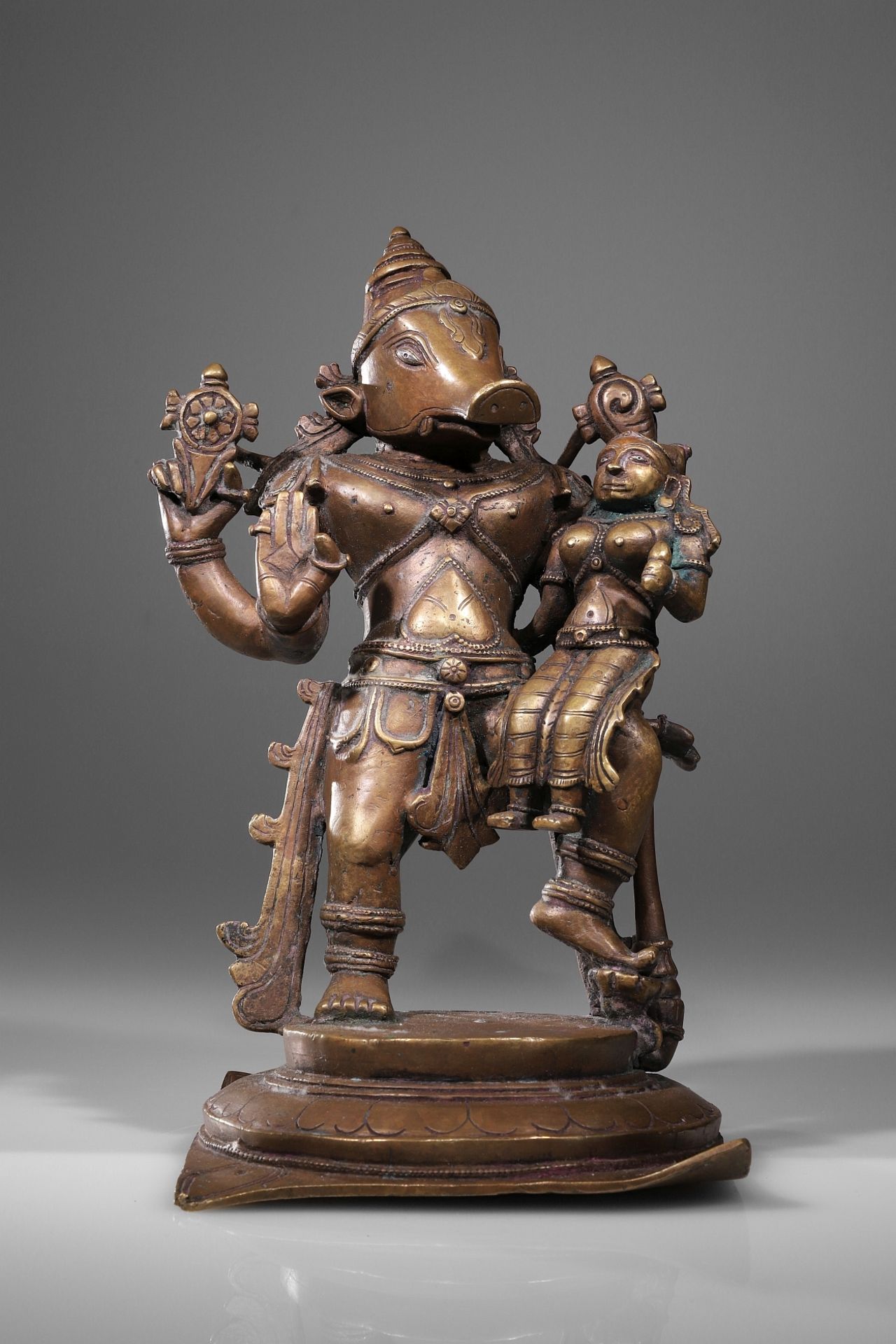 VARAHA WITH CONSORT