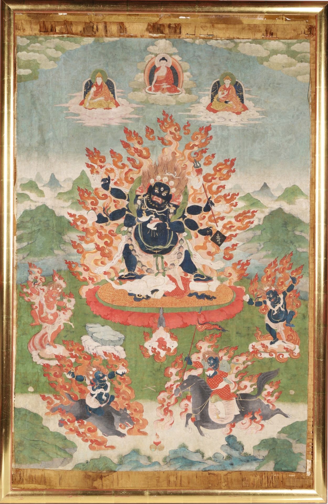 THANGKA DEPICTING MAHAKALA