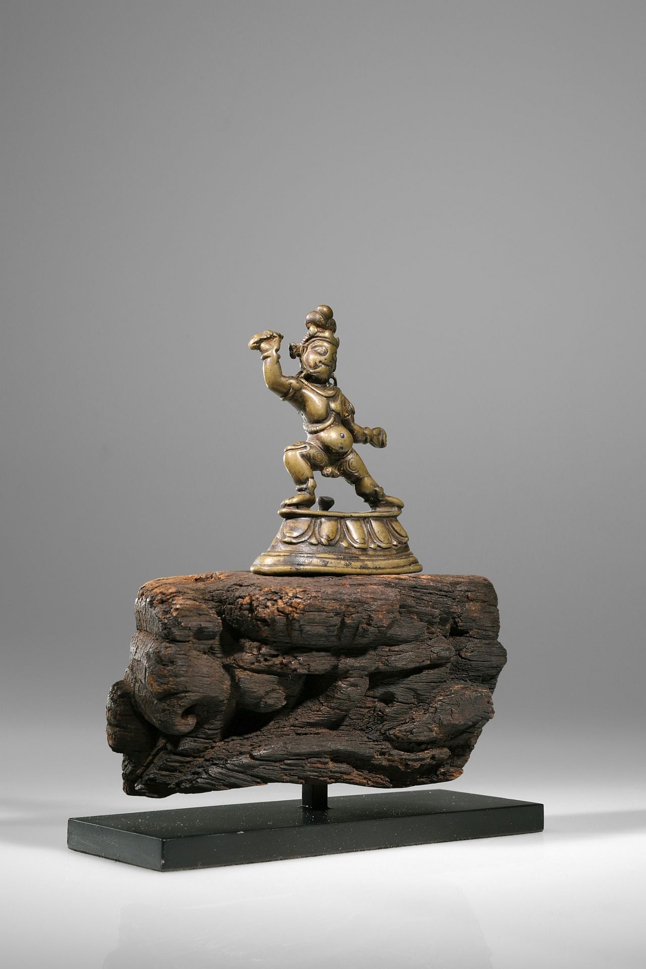 VAJRAPANI ON WOOD BASE - Bild 2 aus 5