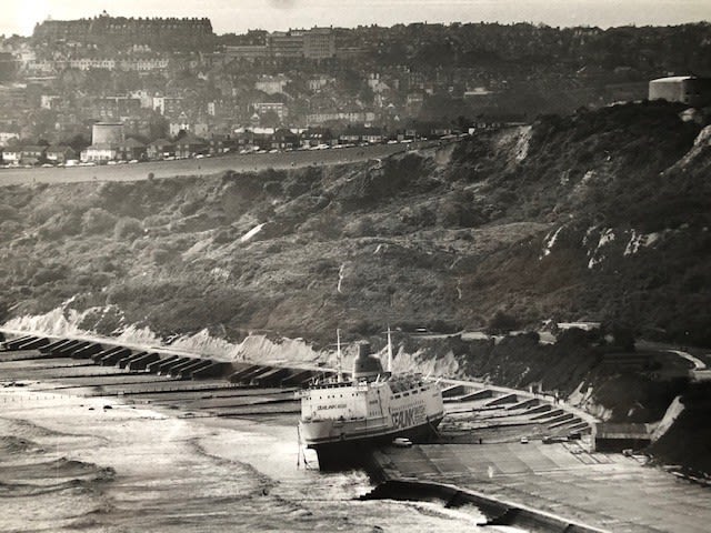 Storm Damage to Ferry 1987. Vintage silver gelatin print by Brian Harris Approx 40x27cm - Image 2 of 4