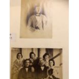Portrait and family Portrait. 19thC Albumen Prints. Mounted on Paper. Approx 28x23cm