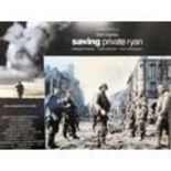 Saving Private Ryan, set of 12 lobby cards on card. Tom Hanks. Approx 29cmx38cm