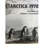 Antarctica travel brochure from 1970. Rare and fair/good. Presented by Houlders World (L A3).