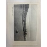 Postcards, Chinese ship, S.S Yang-Tse. Plus Suez Canal, 19thC. Approx 13x9cm