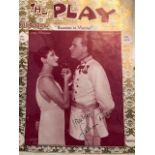 The Play, signed by renowned director Johan Falck. Covent Garden Books Number 5 and Sadlers Wells
